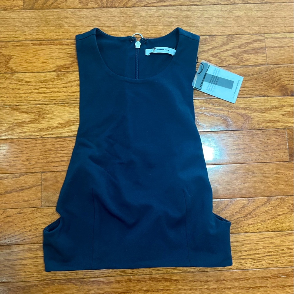 Alexander Wang Blue Crop Top